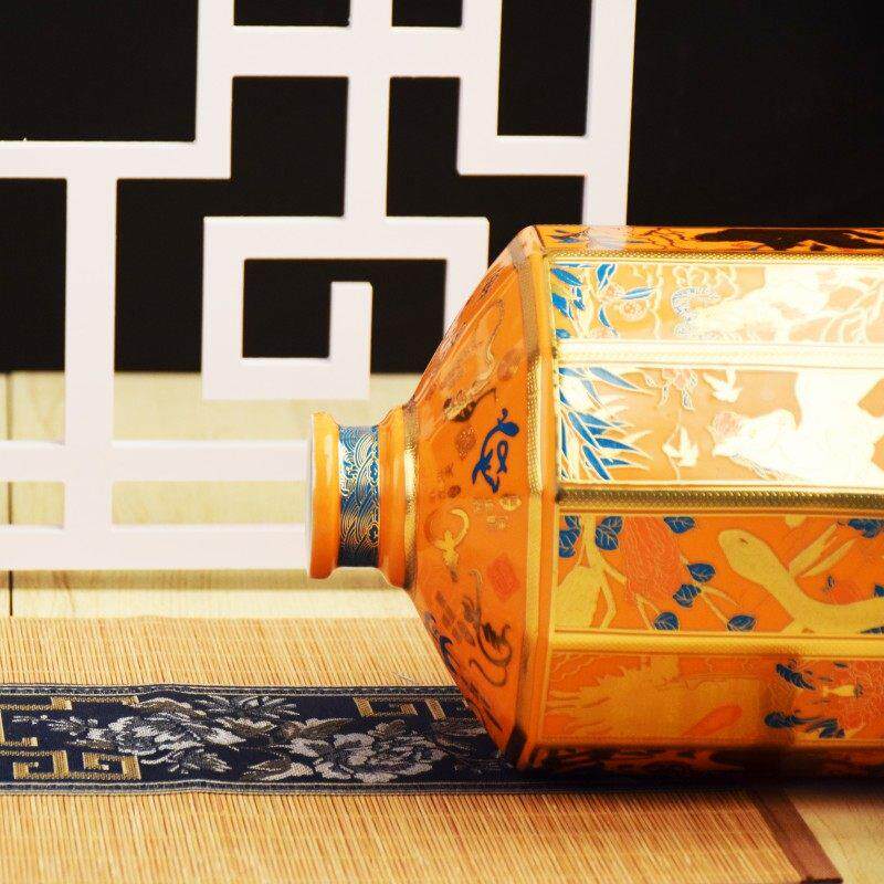 景德镇陶瓷5斤空酒瓶送礼家用白酒壶仿古酒坛子密封存酒创意礼盒