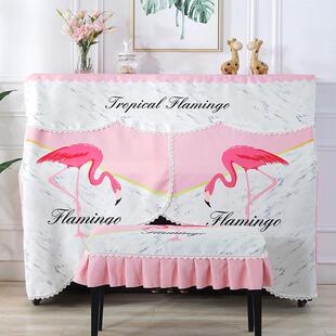 现代简约钢琴罩布罩新款钢琴巾全罩防尘钢琴凳套罩北欧钢琴布盖布