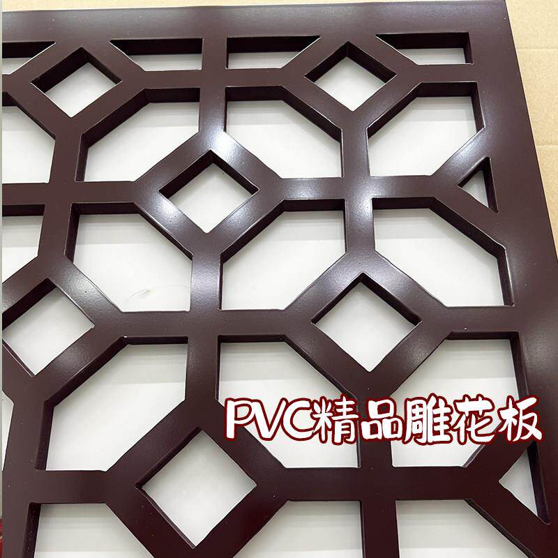 中式电视背景木饰面板隔镂新空雕花板仿古花格屏风断pvBSXc墙木格