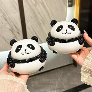 猫烟缸灰高厅级感小众可爱创意家用客办公室陶瓷烟缸防熊飞灰摆件