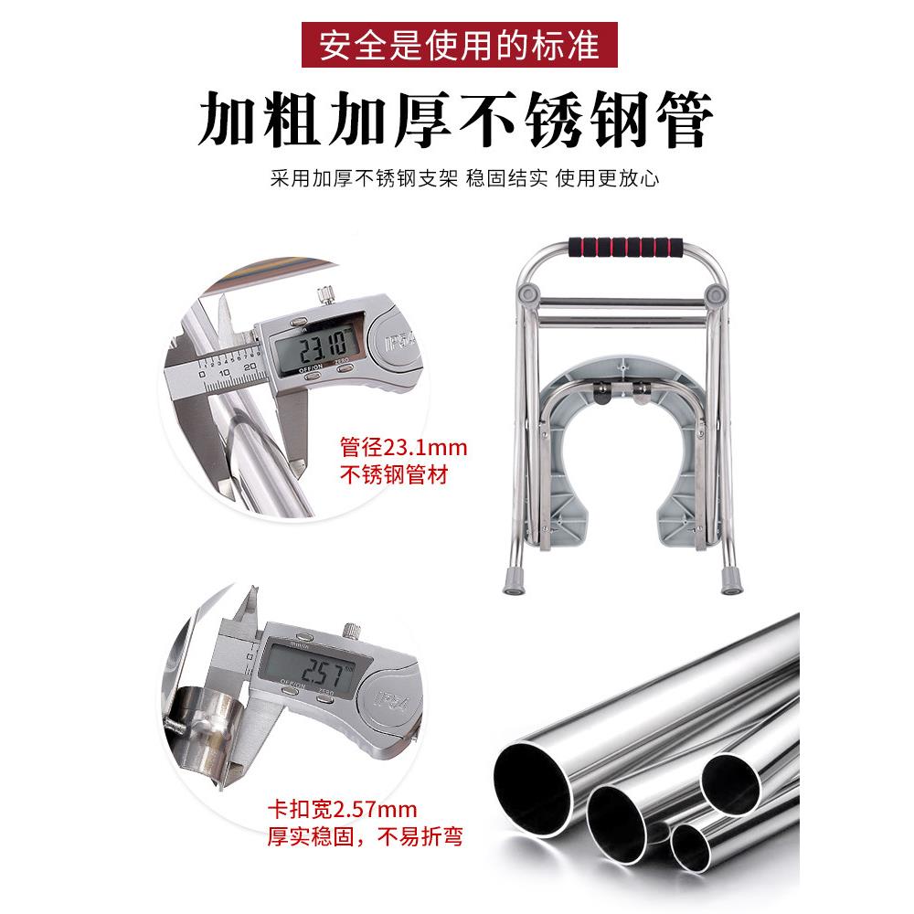 老妇人坐便器座便椅移动马桶家实用结孕上厕所辅助便凳子折叠蹲器