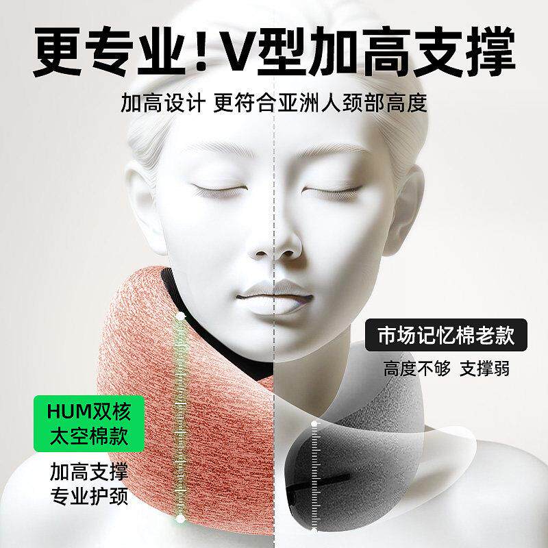鸵鸟U型枕旅行专用飞机护颈椎脖枕头颈枕便携式开车睡觉支撑力强