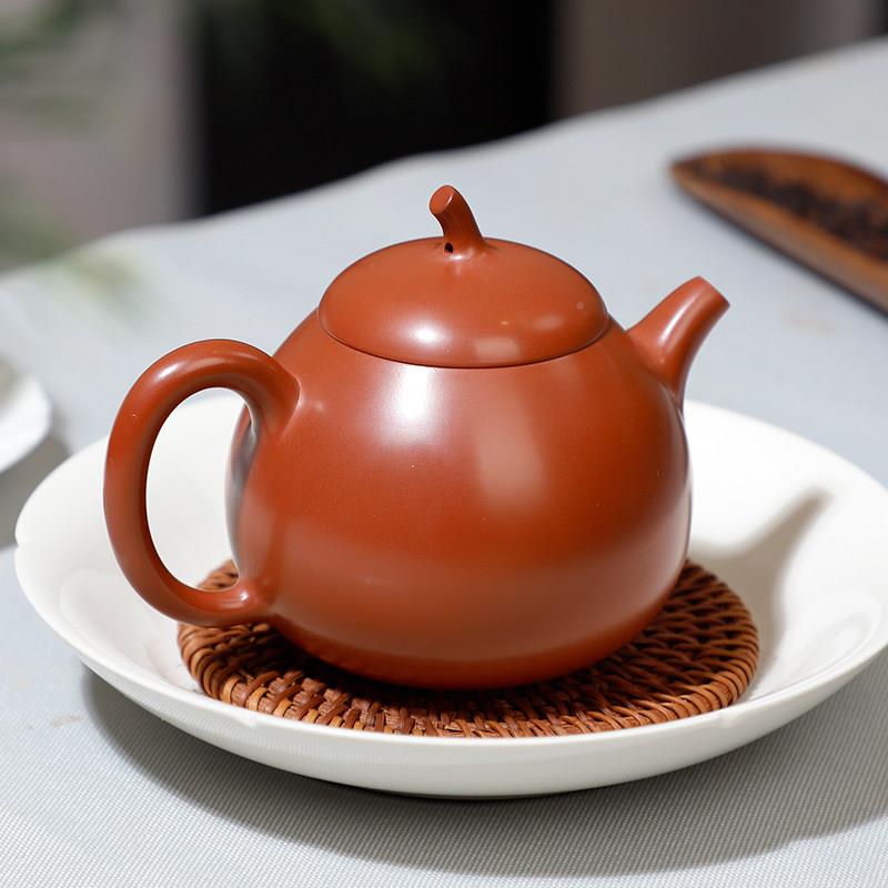 广西钦州坭兴茶壶泡 茄瓜壶 陶手工制茄瓜【杨作紫砂紫陶瓷功茶夫