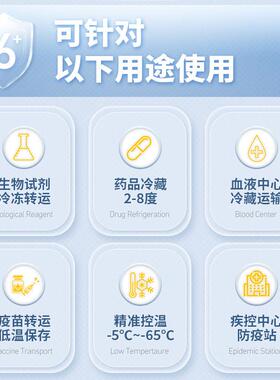 医用保温箱药品疫苗冷藏箱试剂血液标本运输箱户外保鲜箱冷炼保冷