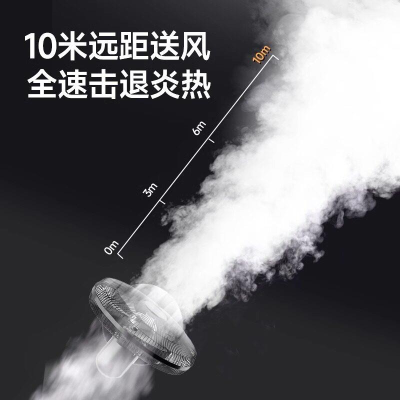 新飞电风扇落地扇家宿用大力FD-16A小型风办公室摇头静舍音强力电