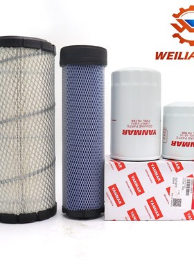 挖掘机国机重工GEH洋马9机油柴油空气芯油水分离器