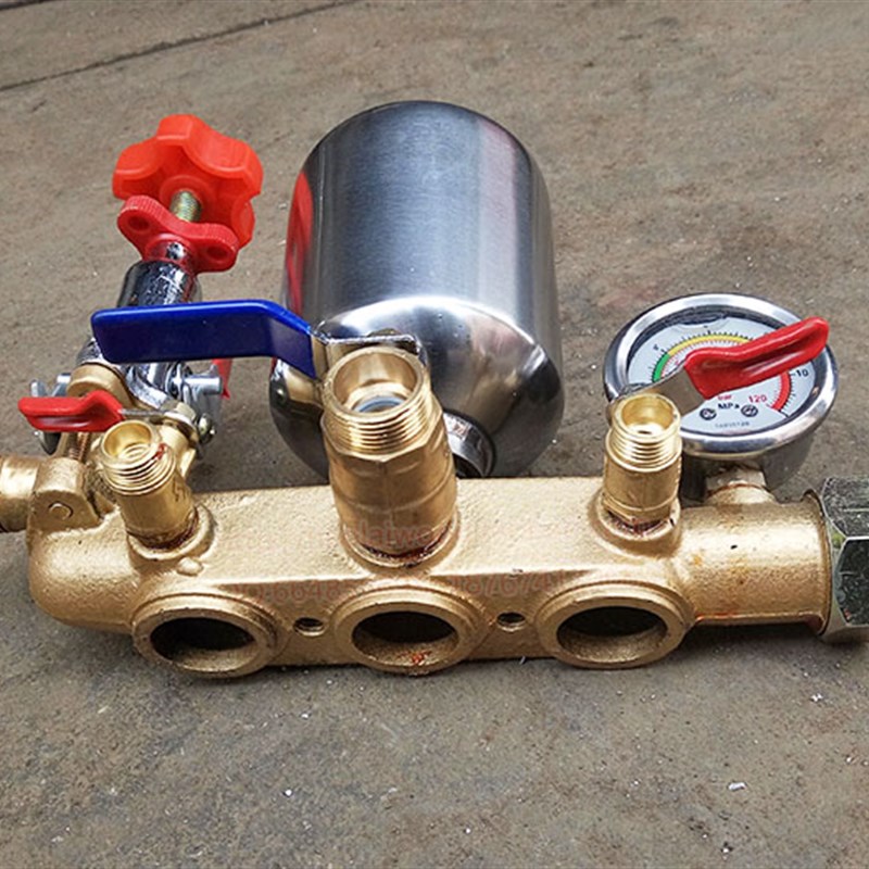 0 0 5 5型柱塞泵2 出水室带调压大关压力表气瓶1 21