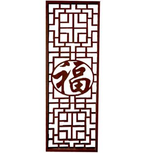 镂空隔断雕板吊顶格玄关走天廊通屏风定制木塑板实木