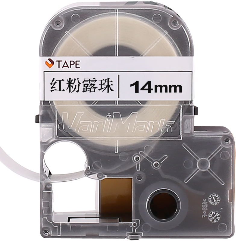 威码标签彩色花纹标签防水防油标签色带花底色带1mm标签纸家用办