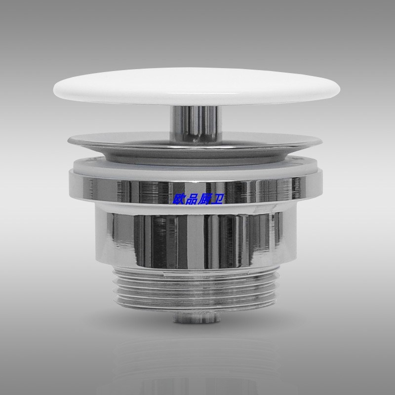 吉博力浴室面盆下水器落水器弹跳镀铬哑光黑色白色陶瓷