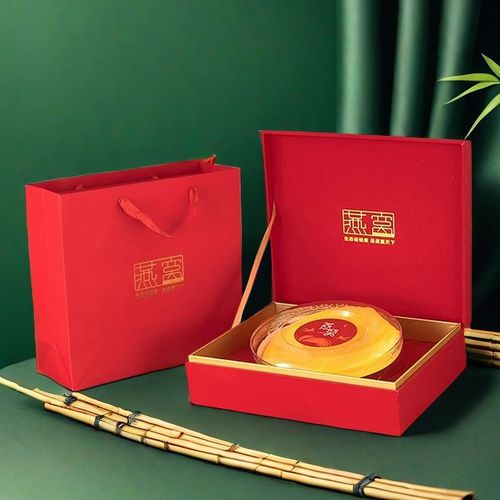 燕窝盒子红色高档礼品盒圆盒燕窝包装盒礼盒空盒加厚八角内盒定制