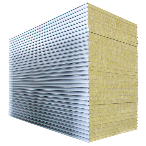 机制岩棉板防火保温板彩钢瓦夹芯板隔热洁净泡沫板隔墙吊顶净化板