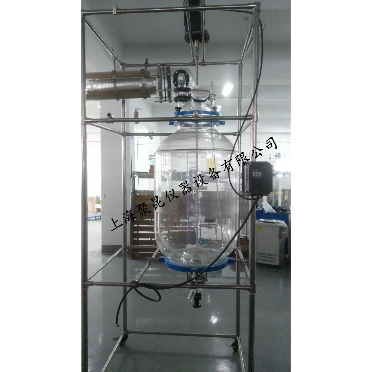 专业生产双层玻璃反应釜玻璃反应釜S212-200