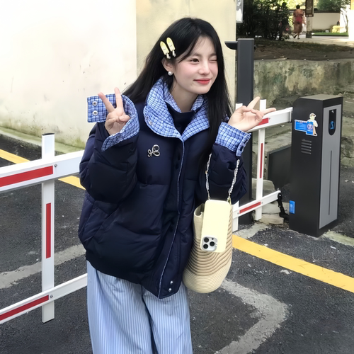 2025冬季新款棉服女显瘦