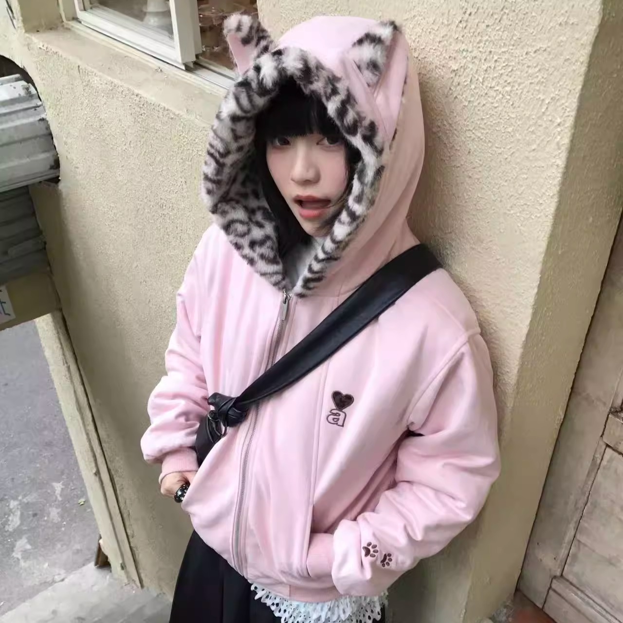 超好看兔耳朵加绒加厚卫