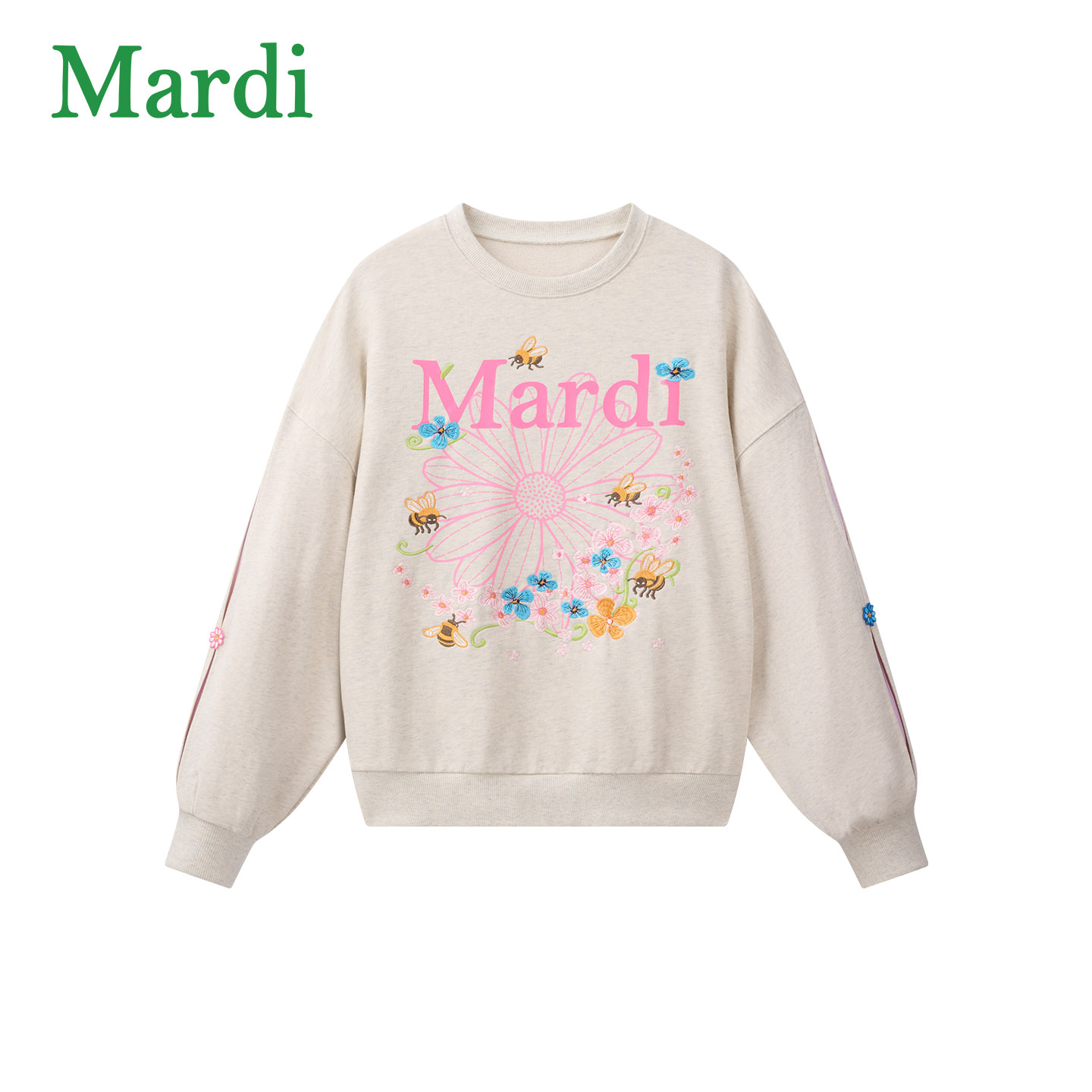 MARDI秋季雏菊韩系宽松女卫衣