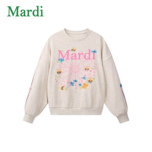 MARDI秋季雏菊韩系宽松女卫衣