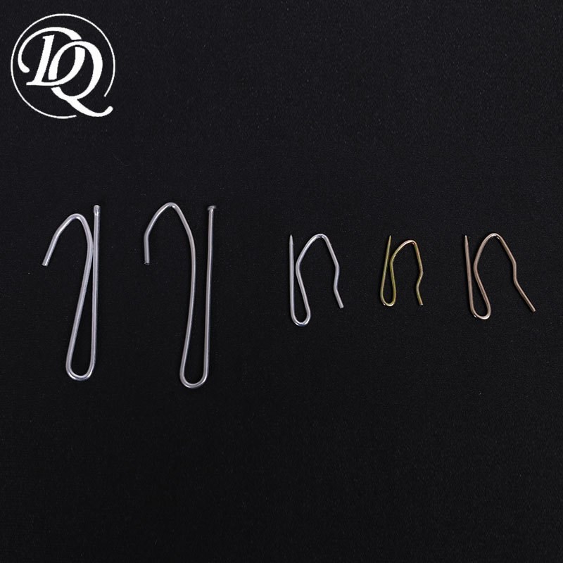 供应 多色 混选窗帘布带辅料 大小钩挂钩单钩镀锌