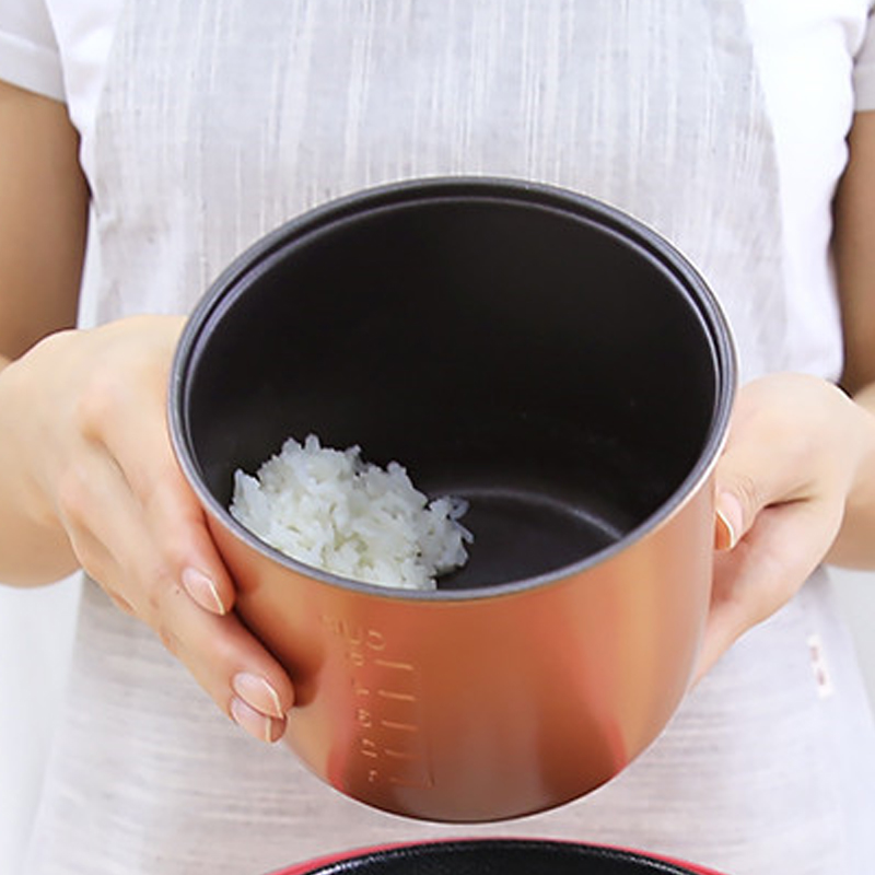 小型迷你电饭煲搭配通用黑晶家用学生宿舍适用铝合金内锅不粘内胆