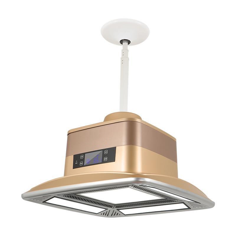 麻将机吸烟灯棋牌室升降吊灯空气净化器直排茶楼馆桌排烟抽烟麻将