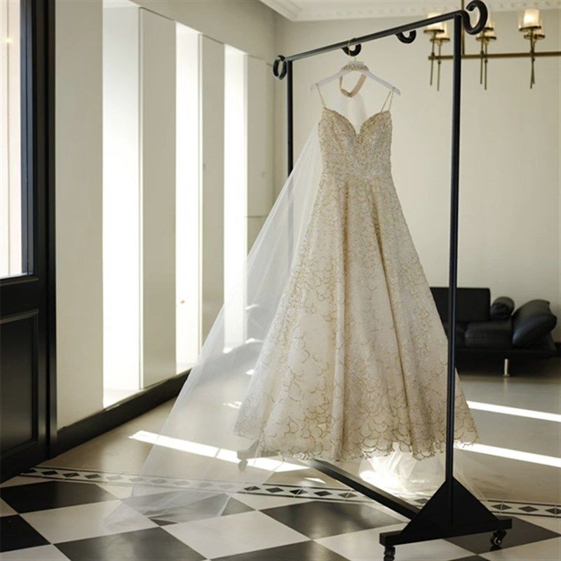 黑色落地婚纱架子礼服陈列货架模特头纱展示架秀禾挂衣架头纱挂杆,商业/办公家具,服装展示架,淘宝优惠券,粉丝福利购,淘宝优惠卷
