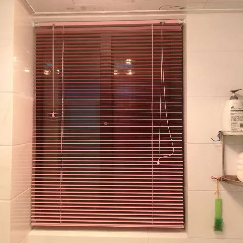 百叶窗帘免打孔安装遮阳卫生间专用浴室窗户遮光厕所铝合金百叶帘