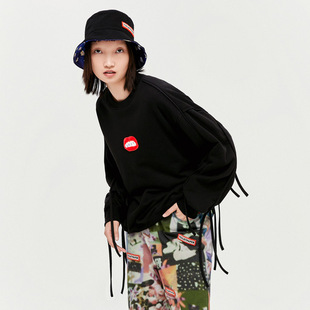 男女情侣款 鸟撤柜女装 L196 剪牌青仓 联名主题卫衣 正品