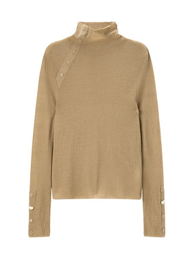 鸟撤柜剪牌L169秋冬女装法式高领羊毛衫打底内搭外穿毛衣针织上衣