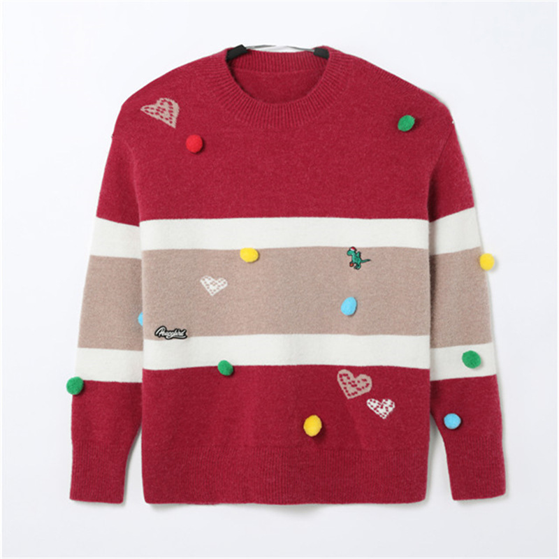 【鸟】家撒柜透气保暖毛衣针织衫