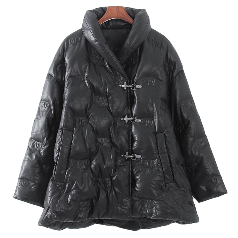 捡漏保暖羽绒服女联名压印羽绒服