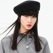 A076潮流酷炫贝雷帽 剪牌清仓 正品 鸟 撤柜女装