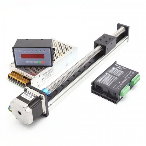 研磨滚珠丝杆滑台螺母57步进电机套装线性滑轨滑块线轨升降工作台