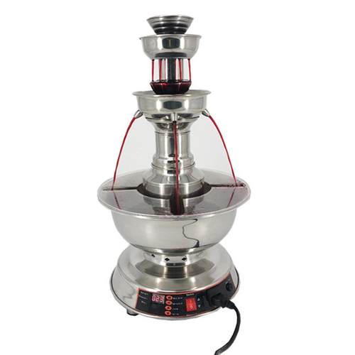 红酒喷泉机果汁瀑布喷泉机暖酒器餐厅饮料保温机