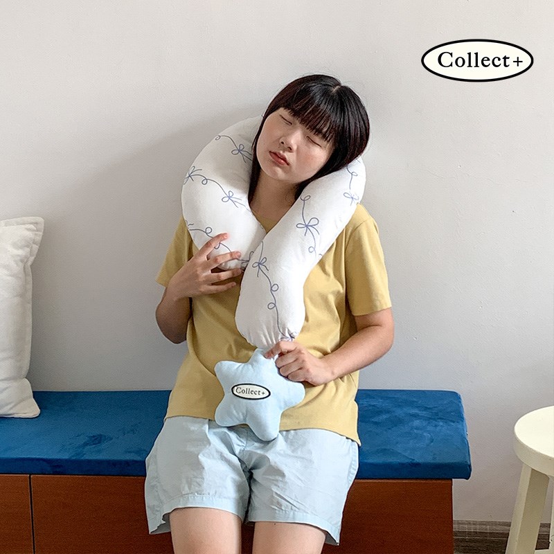 艺术收藏夹  U形枕问号午睡枕宠物玩偶异形抱枕腰靠床头卧室靠垫