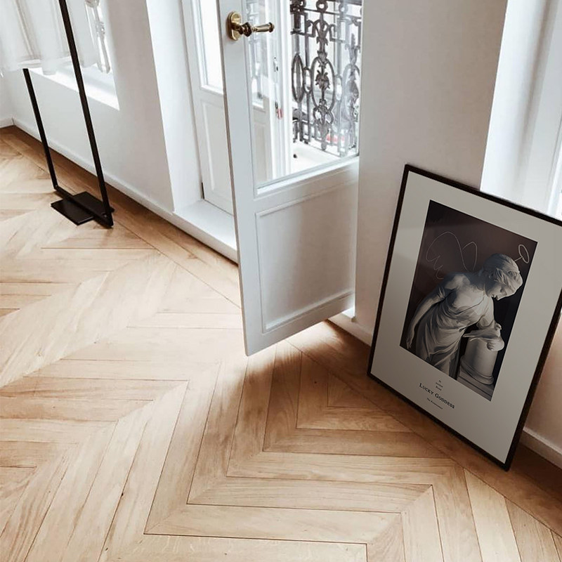 港画ort inting 欧洲复古海报装饰画线条建筑手稿大幅壁画