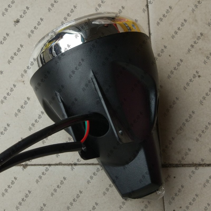 电动车 大灯带仪表电量显示 前置射灯高亮大灯出口板