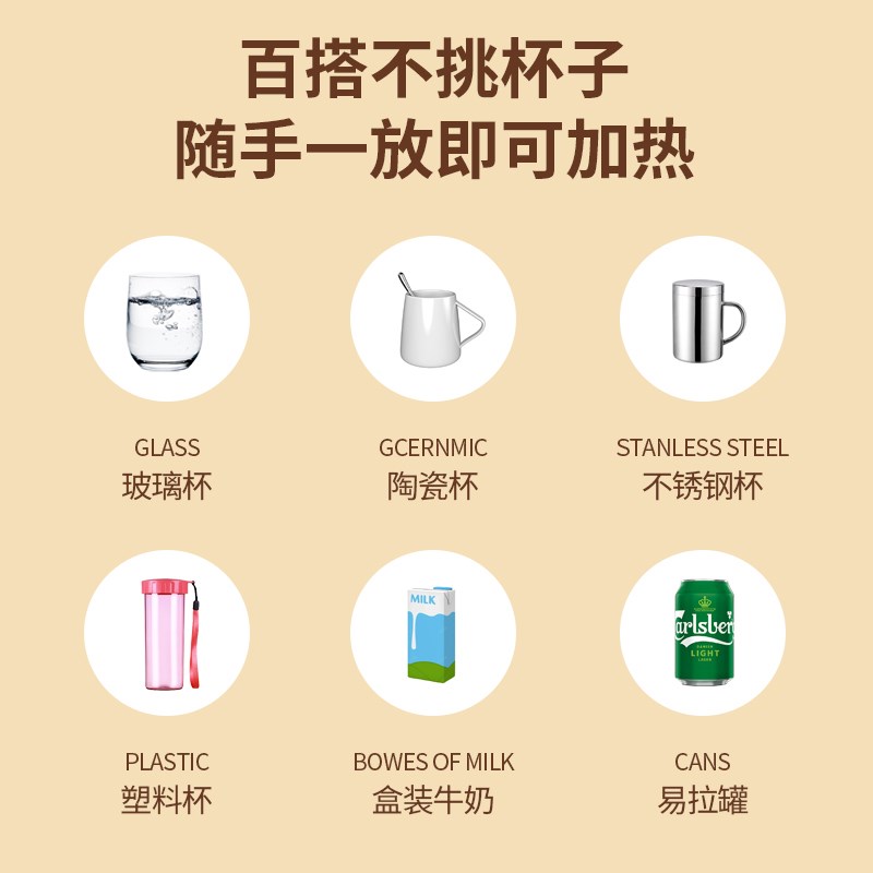 曼宿雷顿加热杯垫恒温热牛奶宿舍办公室55度保温智能可控温暖杯垫