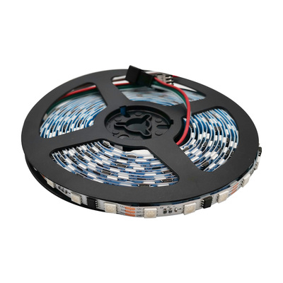 6mm宽WS2811可编程贴片RGB全彩幻彩LED灯条软跑马灯带12V窄板