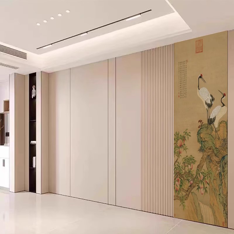 中古风客厅背景墙壁纸诧寂中式墙布卧室茶室轻奢宋氏美学背景墙纸