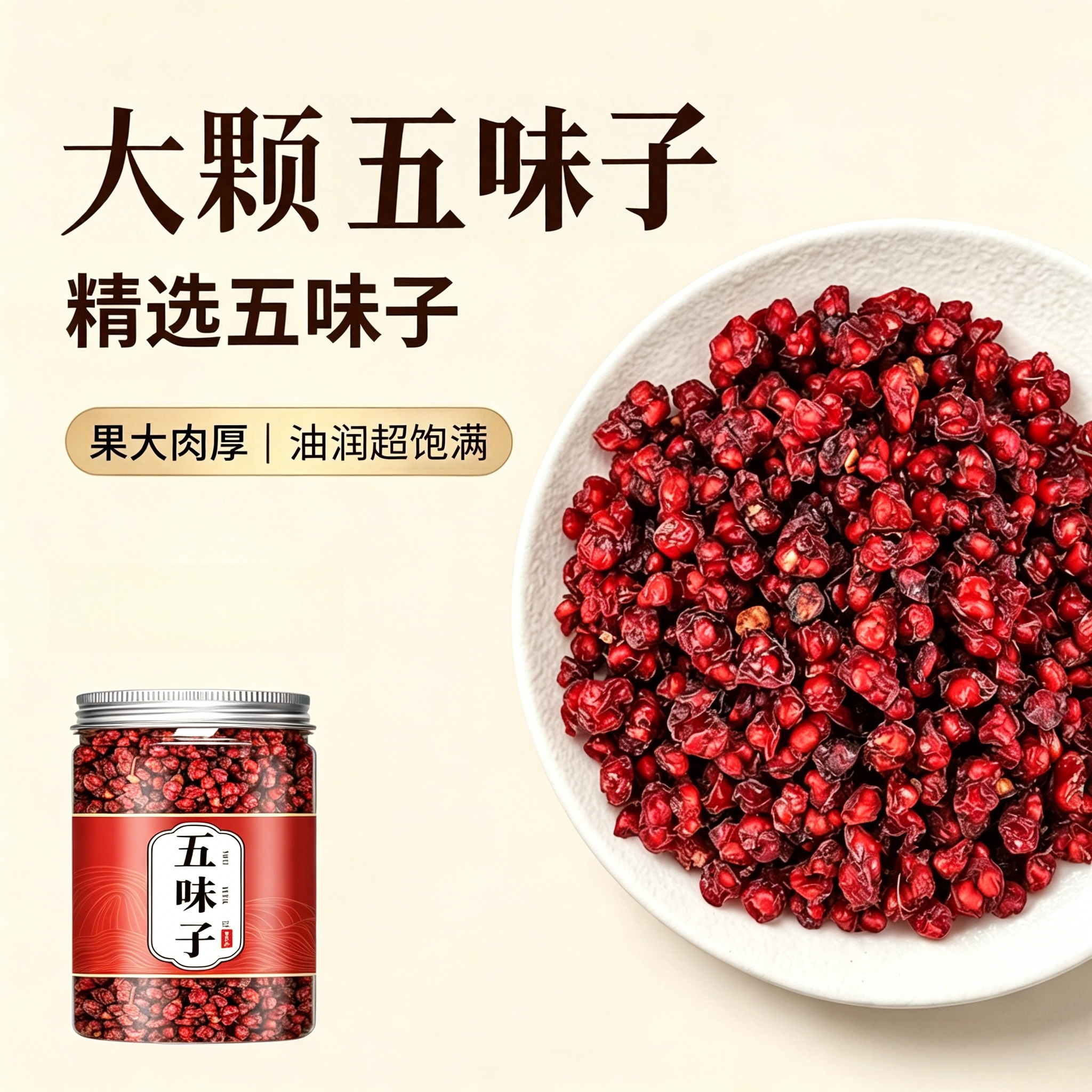 长白山天然特级北五味子茶泡水喝