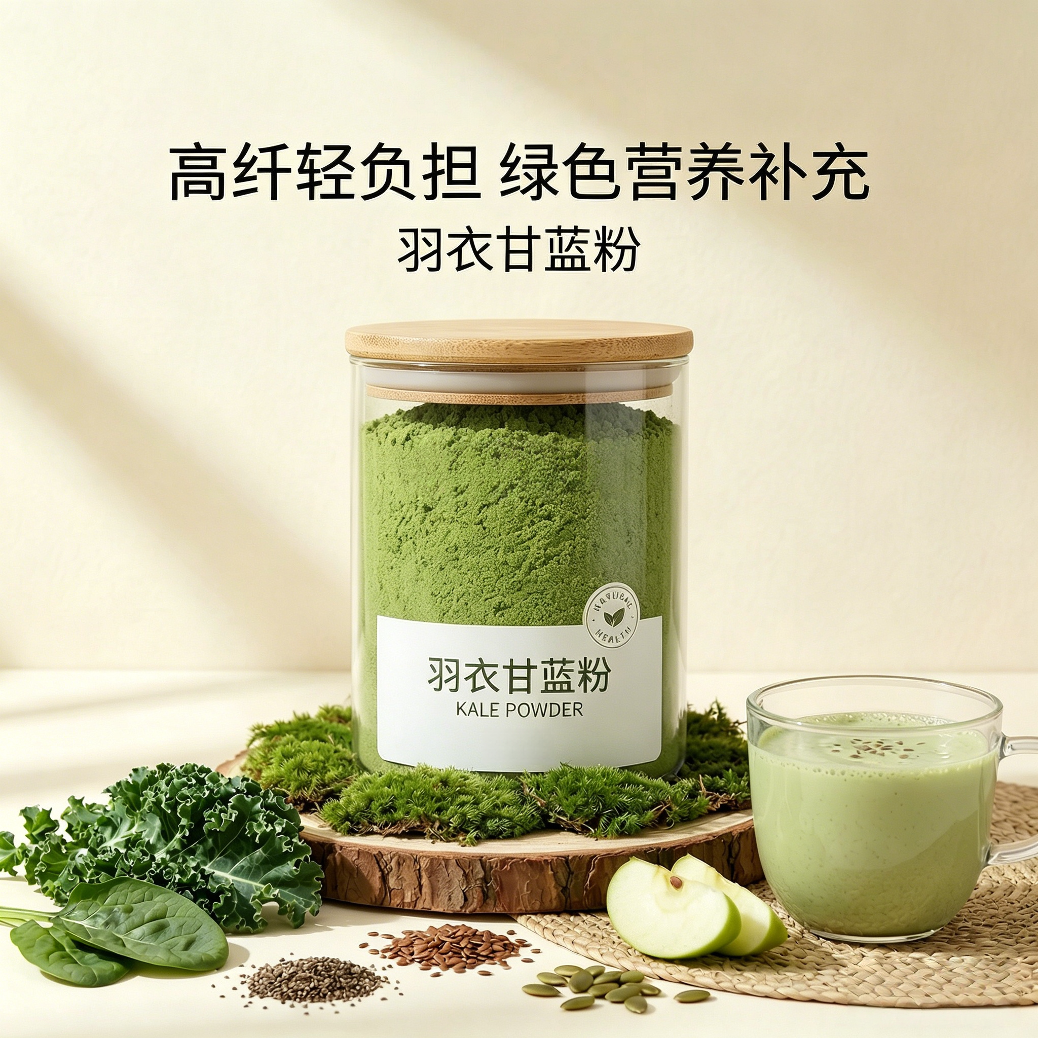 青汁膳食纤维新鲜纯蔬菜果蔬粉