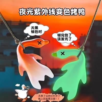【2025年新款夜光变色烤鸭挂】