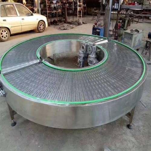 不锈钢链板90度转弯机180度环形转弯机滚筒皮带网带转弯机上料机