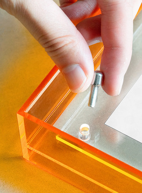 亚克力双面透明相框打印照片海报框装裱挂墙画框创意托盘收纳摆件