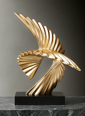 大鹏展翅雄鹰摆件创意个性办公室桌面摆设装饰品酒柜乔迁开业礼物