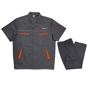 裕华钢铁厂钢厂工作服工人厂服长袖短袖纯棉涤棉春秋工装劳保服