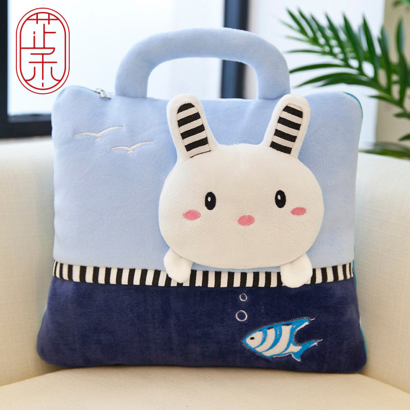 二合一抱枕被子毯子卡通两用汽车空调靠垫被企业活动实用礼品LOGO,居家布艺,抱枕被,淘宝优惠券,粉丝福利购,淘宝优惠卷