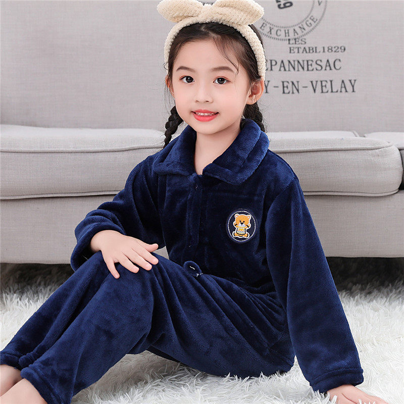 秋冬季儿童法兰绒睡衣女童宝宝男童家居服女孩加厚冬款男孩珊瑚绒,童装/婴儿装/亲子装,家居服套装,淘宝优惠券,粉丝福利购,淘宝优惠卷
