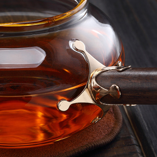 加厚耐热玻璃公道杯 侧把分茶器泡茶公杯茶海功夫茶具泡茶杯配件