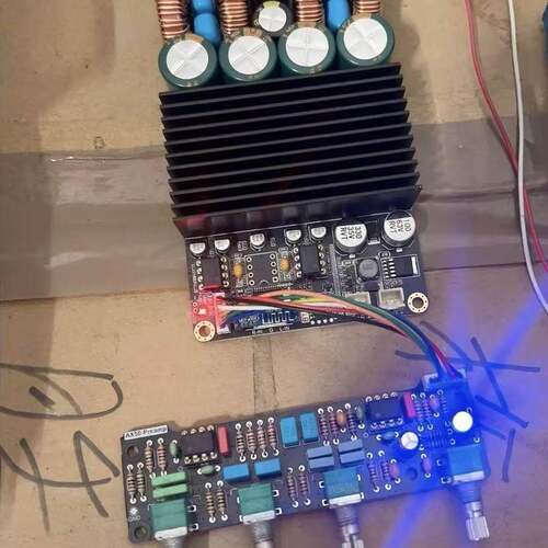 AX50发烧音调前级板 适配TPA3255数字后级功放